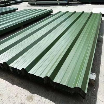Mua Tấm lợp sơn sẵn 0,11-0,7mm Màu xanh lá cây màu đỏ màu vàng tráng sản xuất trực tuyến
