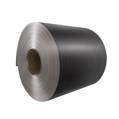 Mua Lớp phủ PVDF Màu xám đậm Bạc Xước nhôm cuộn sản xuất trực tuyến
