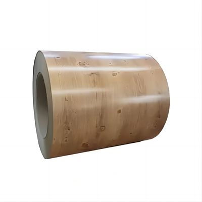 CGCC Mô hình gỗ sơn trước PPGI Dầu gỗ kết cấu Thép cuộn gỗ cuộn thép